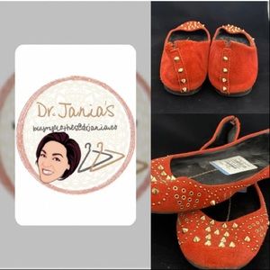 Dulce Vita, Red Suede, 10W, Flats, NWT